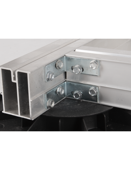 Kątownik ALU 40x 20x 17mm  2szt + 4 wkręty