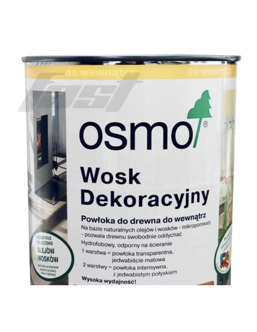 OSMO 3088 Wosk twardy olejny bezbarwny 0,75 l – ochrona podłóg i mebli