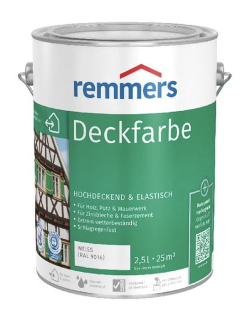 Remmers Farba Kryjąca Antracyt 0,75 l RAL 7016 – ochrona drewna i kolory