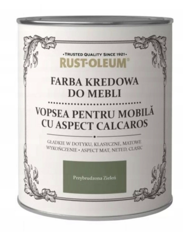 RustOleum Farba kredowa do mebli Zieleń 0.75L