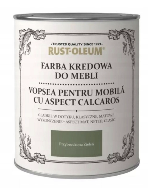 RustOleum Farba kredowa do mebli Zieleń 0.75L