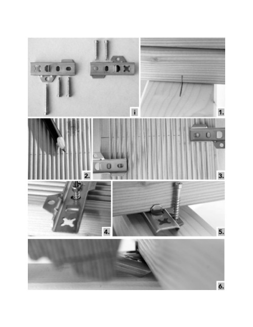 DILA22 DF22 ukryty system montażu 800 szt. – profesjonalne mocowanie desek