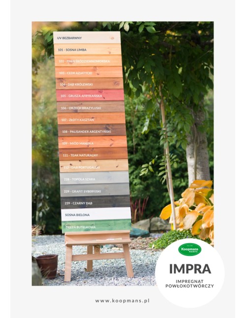 Koopmans 103 Cedr Azjatycki 2,5L - Impregnat UV Do Elewacji Drewna