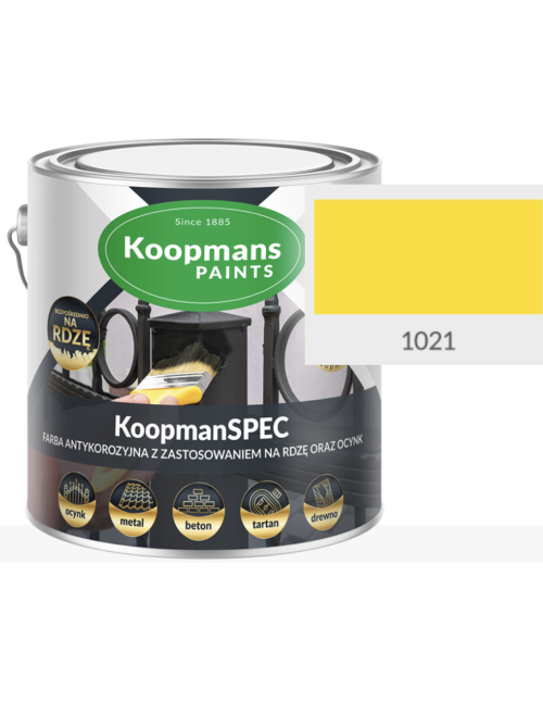 KoopmanSPEC farba antykorozyjna RAL 1021 0.25L