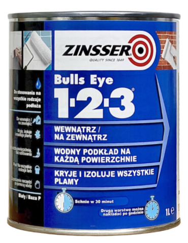 Zinsser Bulls Eye 1-2-3 2,5L uniwersalny grunt akrylowy